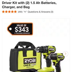 Impacto Drill And Regular Drill 1/2” RYOBI 