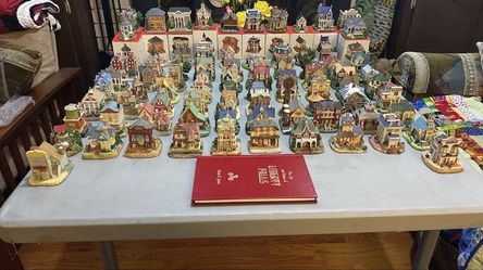84 Liberty Falls Miniature Buildings — Pewter Sets, Storybook & Certificate