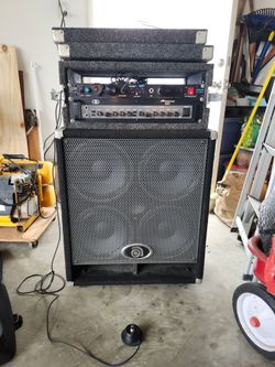 Ampeg bass rig B5r and BSE410HLF