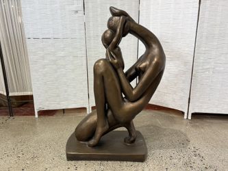“First Kiss” by Manuel Carbonnel Plaster Sculpture