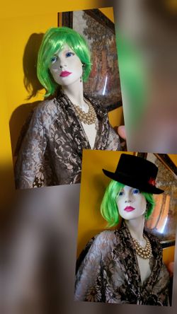 Neon Green Wig