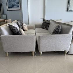 Gray couchs/sofas Including Pillows , name a price!