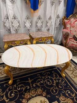 Gold Italian 3 pieces tables