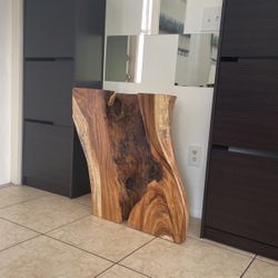 Rustic Coffee/Console Table , Live Edge 