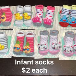 New! Infant Socks 