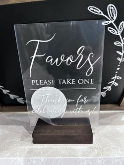 Party Favors Sign