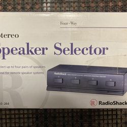 RadioShack Speaker Selector