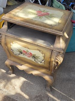 Antique Style nightstand or end table