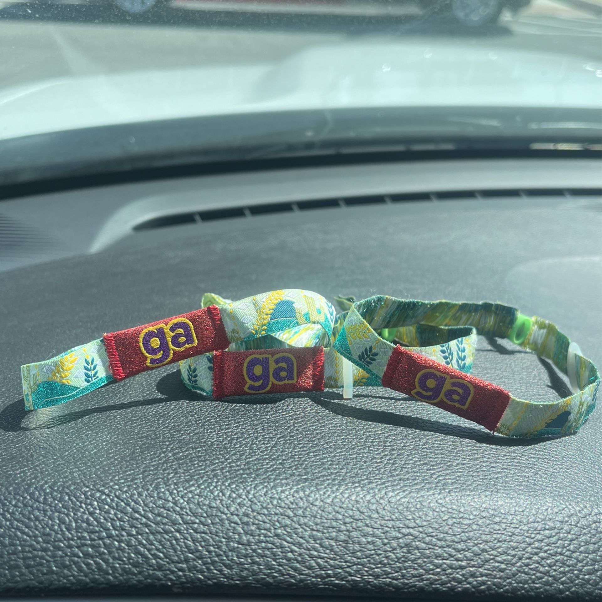 Saturday/Sunday Stagecoach Wristbands