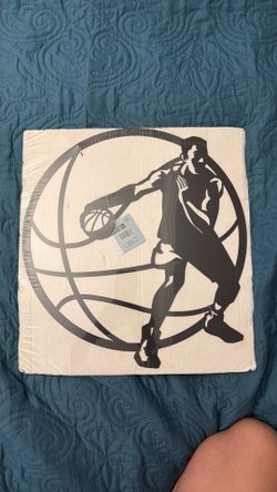 Basketball metal art