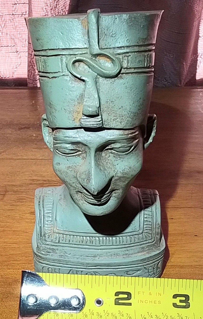 Estate Sale Figures And Statues Of Egypt Pharoh Nefertiti Heka God Magic Greek Naxos Sphynx Sarcophagus