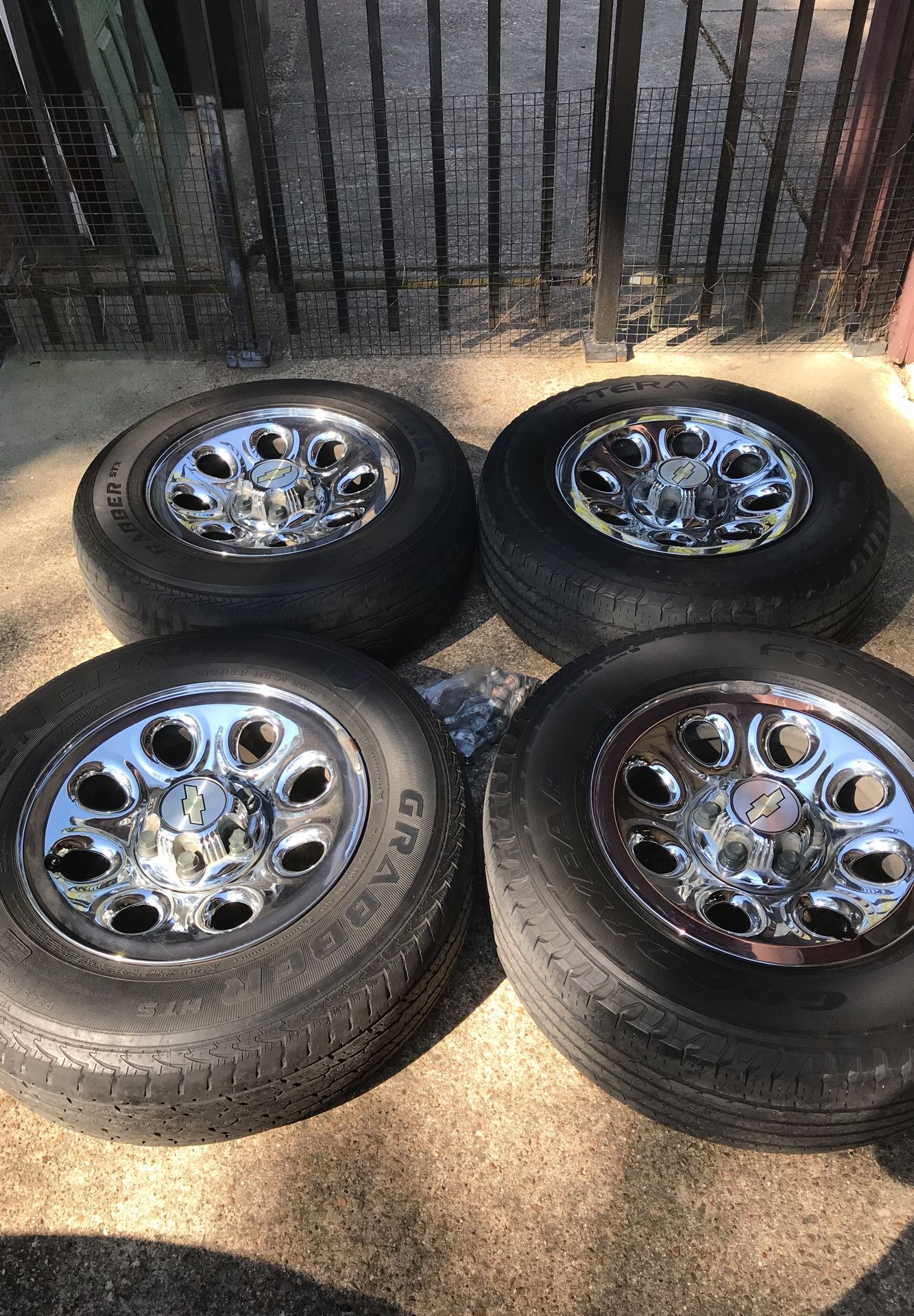 Chevy cookie rims 17