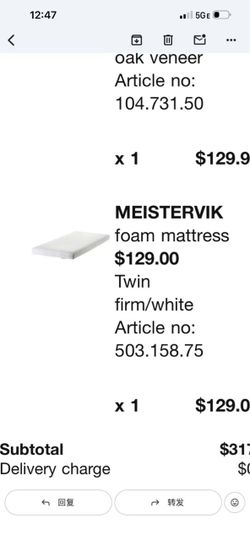 ikea twin mattress