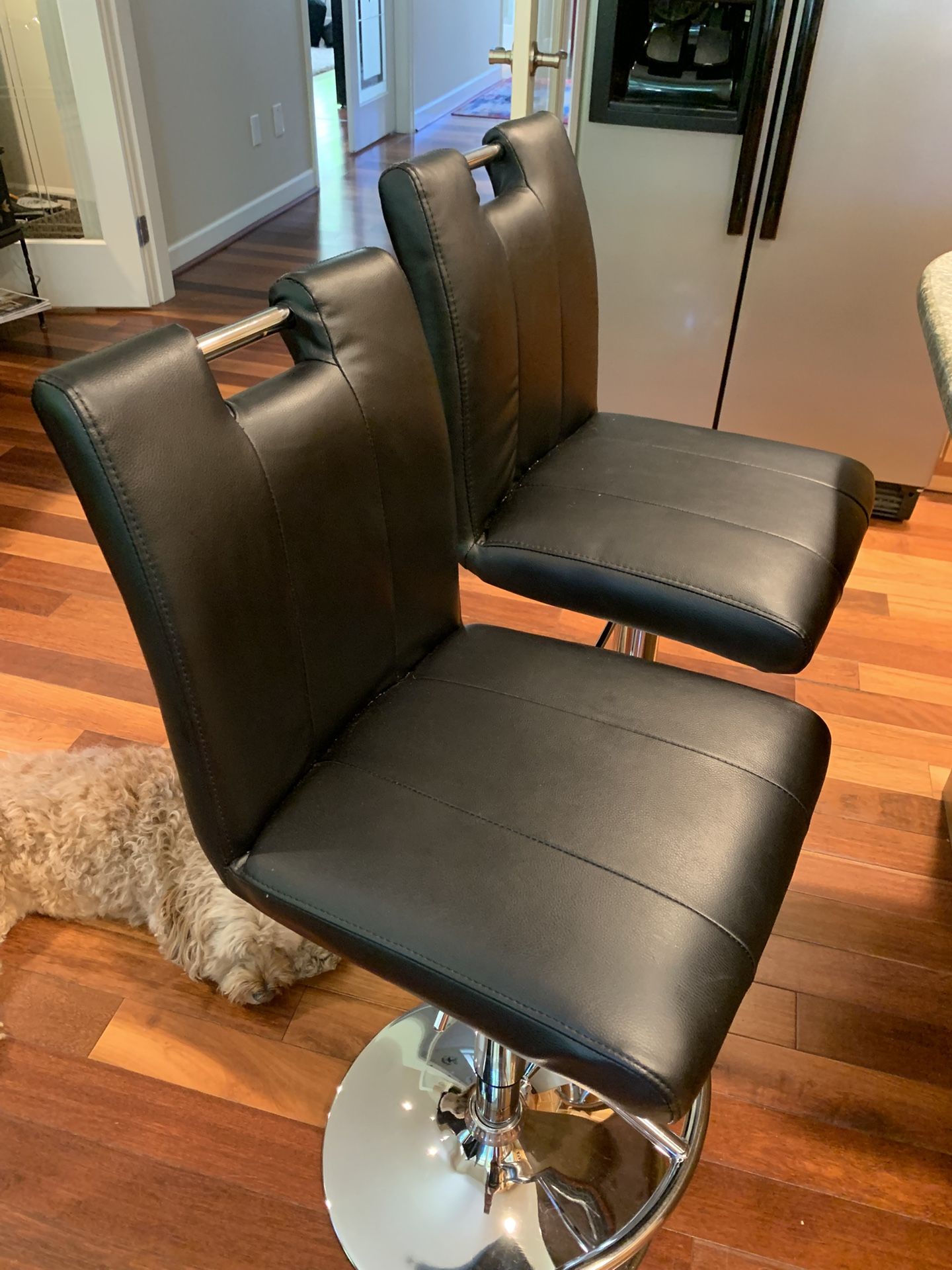 Black Bar Stools.