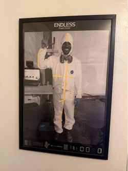 Frank Ocean Endless Poster framed