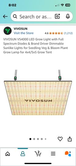 VIVOSUN VS4000 led grow lights