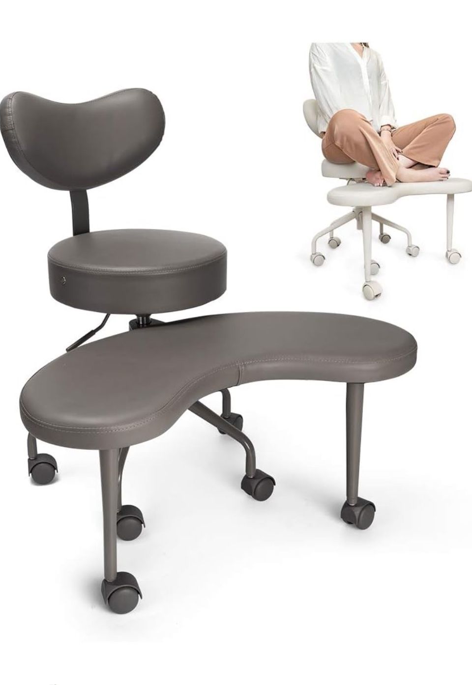 Meditation Chair Plus, Cross Legged Chair with Wheels, ADHD Chair