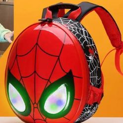 New Spiderman children's schoolbag boy creative cartoon eggshell backpack kindergarten students go out cartoon backpack bag 