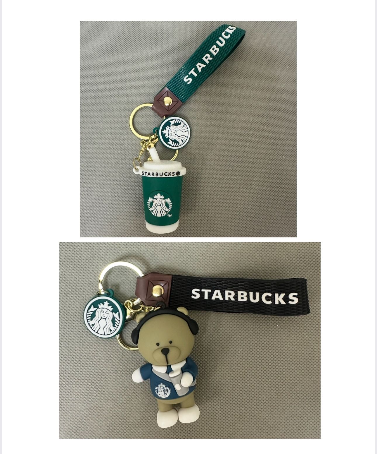 Starbucks Keychain, 2 Designs Available, New