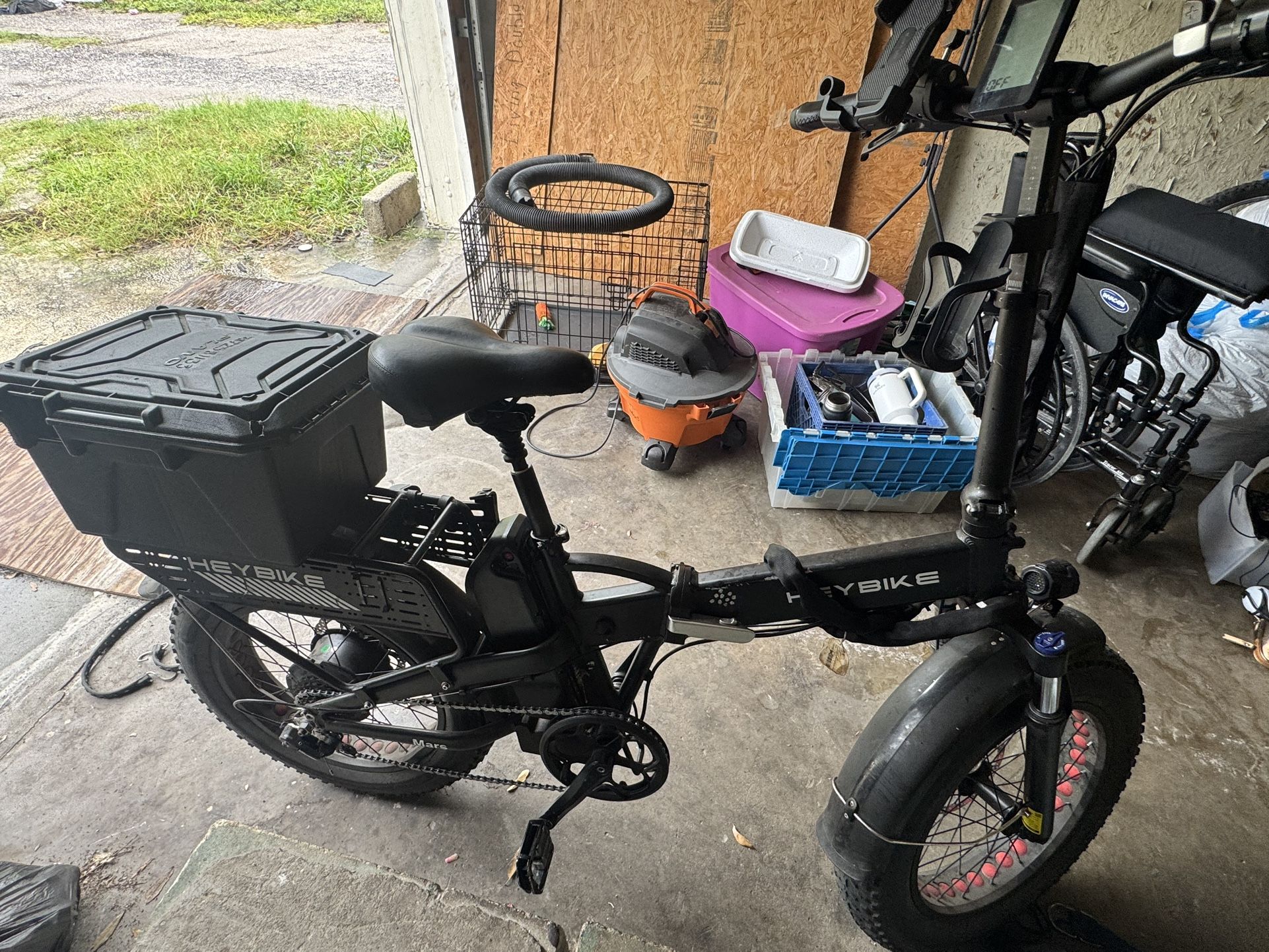 black heybike mars 2.0 electric bike