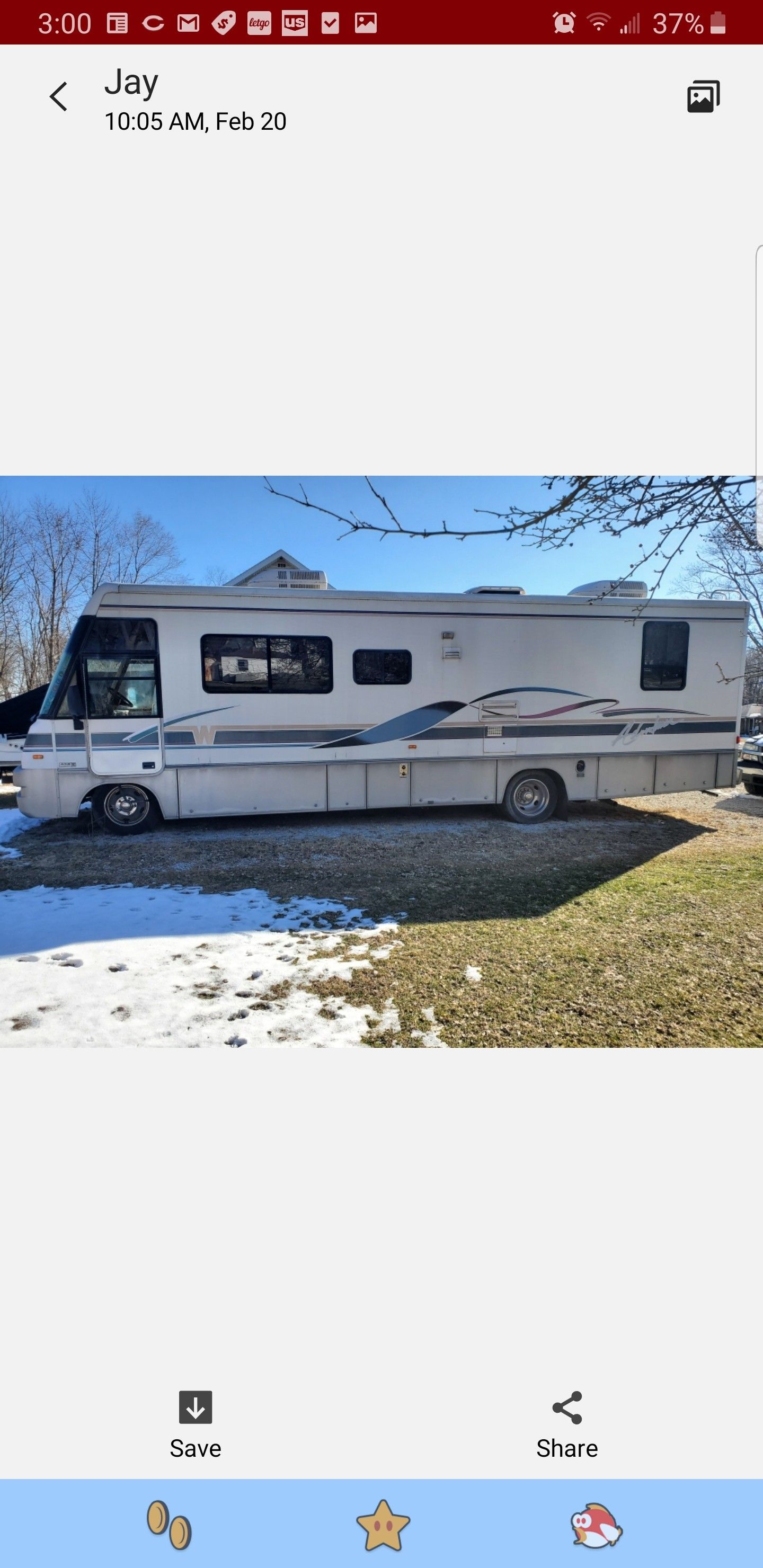 1996 winnebago 32wq