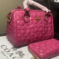 Pink Coach Bag 