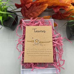 Taurus ♉️ Zodiac Sign Horoscopes!!Bracelet ✨New 