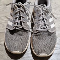Boys Y6 Grey Adidas Shoes