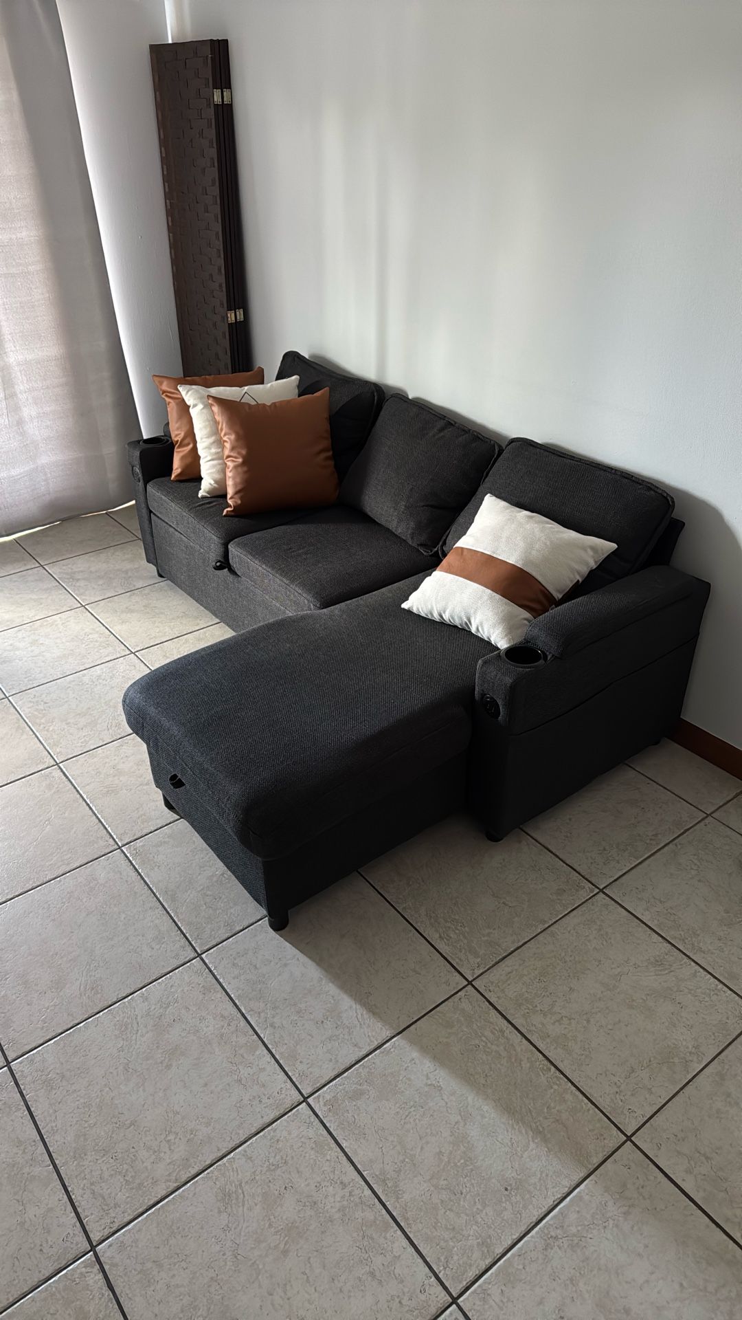 Sofa Bed Dark Gray