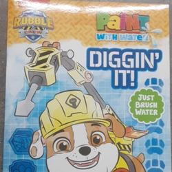 New Rubble Crew Paint With Water Book