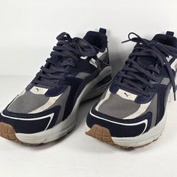 Men's Puma Hypnotic Lace Up Sneakers Athletic Casual Shoes Blue Gray Size 11