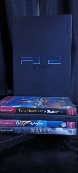 PlayStation 2 Console with 4 Games