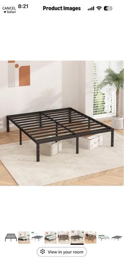 Full size metal bed frame