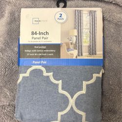 Curtain Panel 84in Set Of 2
