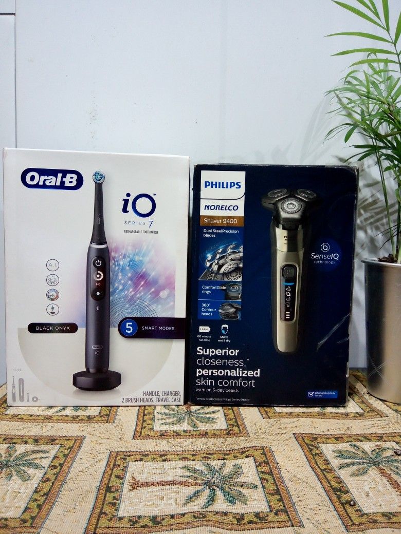 Oral-B iO 7 Series & Philips Norelco 9400