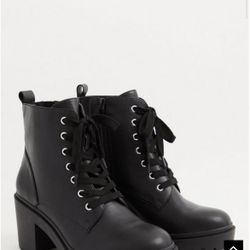 Torrid Lace-Up Hiker Bootie