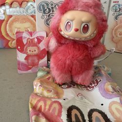Pop Mart Labubu The Monsters Big into Energy Series Love Vinyl Plush Pendant