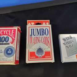 3 Sets Of Playing Cards
