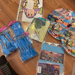 Toy Story Birthday Set And Cake Topper