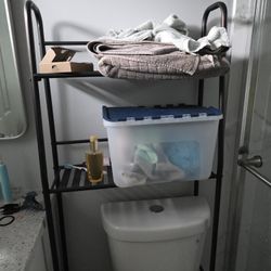 Metal Over The Toilet Bathroom Storage Rack