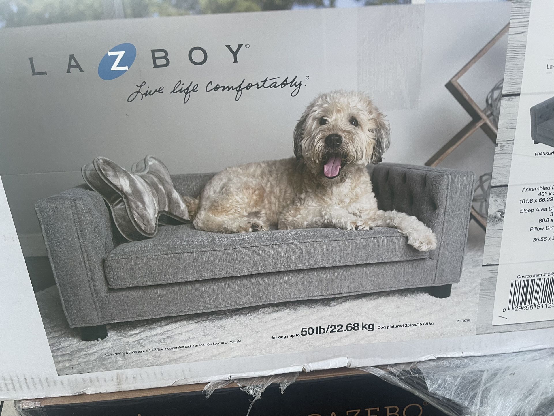 La-Z Boy Pet Bed Up to 50lbs 