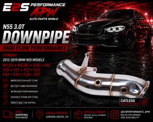 2012-2019 BMW N55 Performance Catless Downpipe | M135i M235i 435i M2 F20 F21 F22 F23 F32 F33 F36 F87