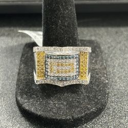 Multi-color Diamond Ring 