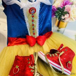 Snow White Costume And Shoes
