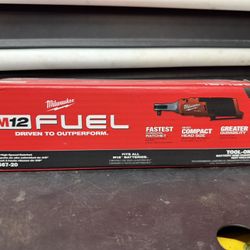 MILWAUKEE M12 FUEL 12-Volt Lithium-Ion Brushless Cordless High Speed 3/8 in. Ratchet (Tool-Only)