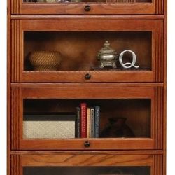 Two Lawyer’s Bookshelf’s With Glass Doors 