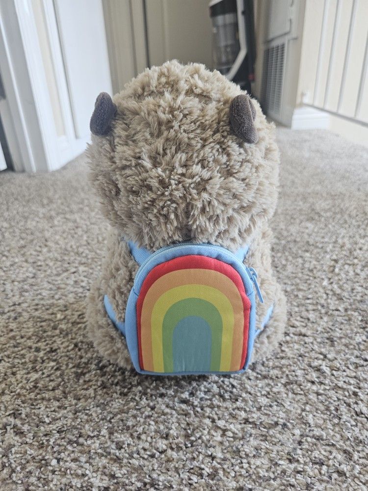 Capybara Plushie Stuffed Animal Rainbow