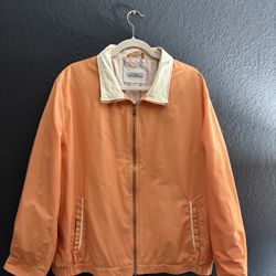 Vintage Maus & Hoffman Italian Blouson Jacket - Orange Poly Blend - L