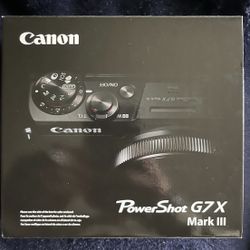 Cannon g7 Mark III