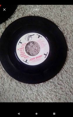 John Barry A View to a Kill 7" Vinyl Single